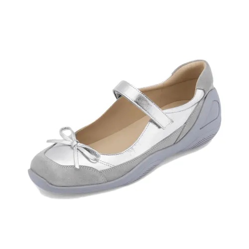 73Hours Women's Casual Shoes Women's Silver Gray