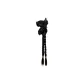 Black Floral[Brown Black]Claw Clip