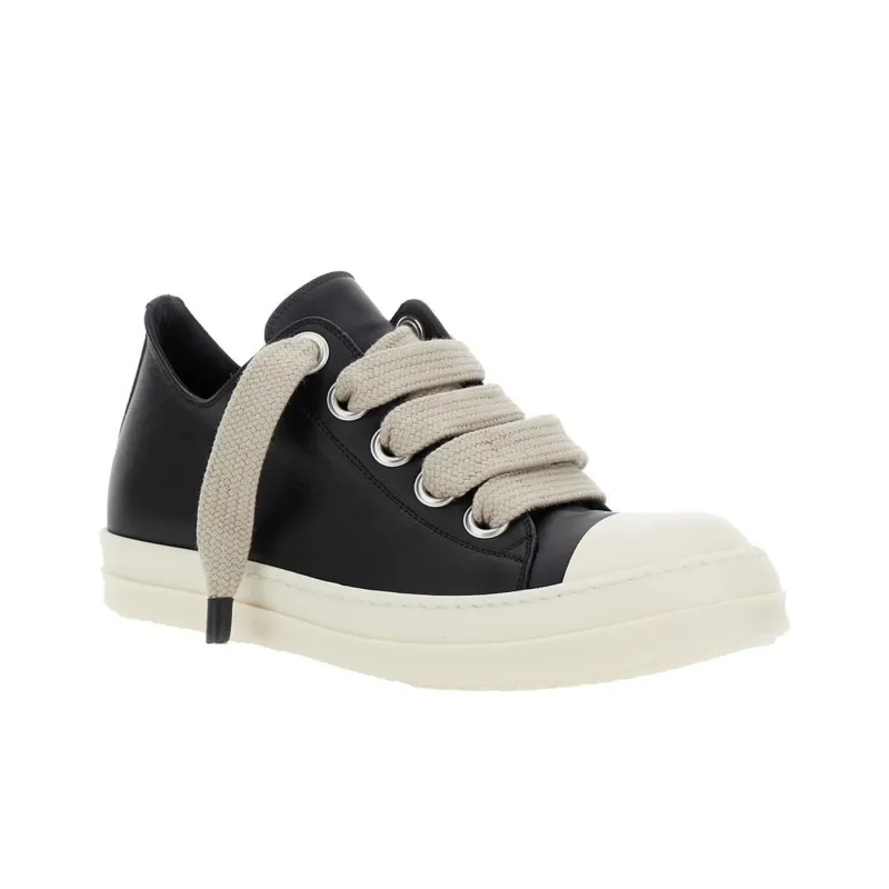 RICK OWENS/RO Low Top Skateboard Shoes Men's Black-2