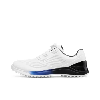 PGM Durable Breathable Low-Top Golf Shoes Men's White Black Blue
