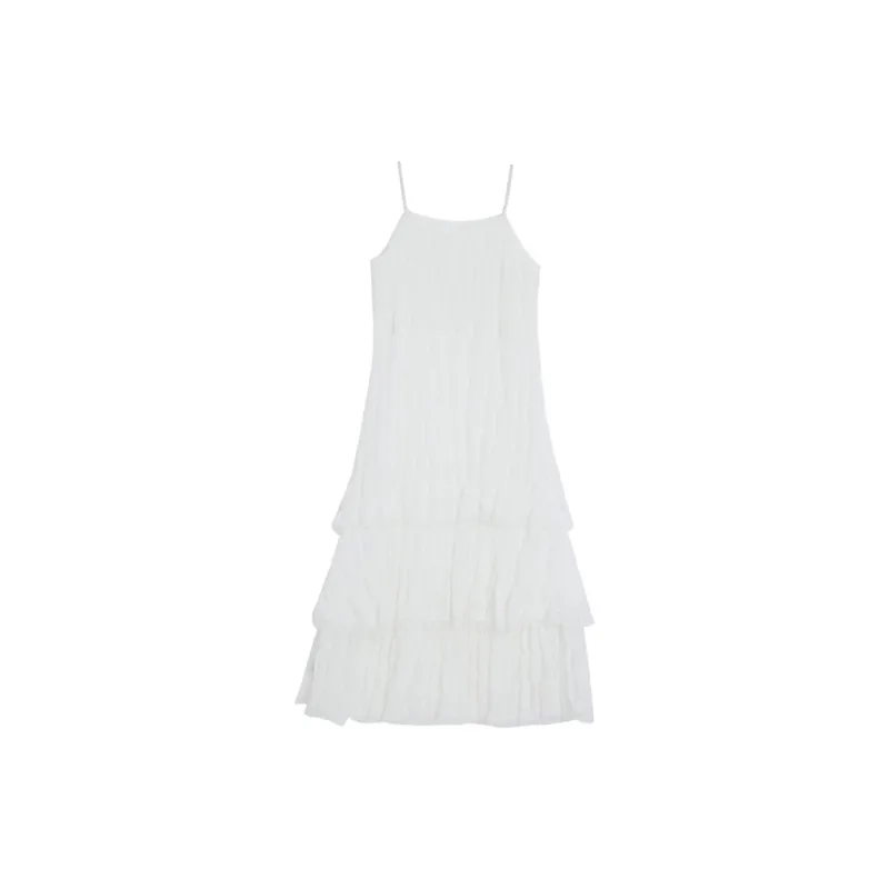 MJB Slip Dresses Women's White-1