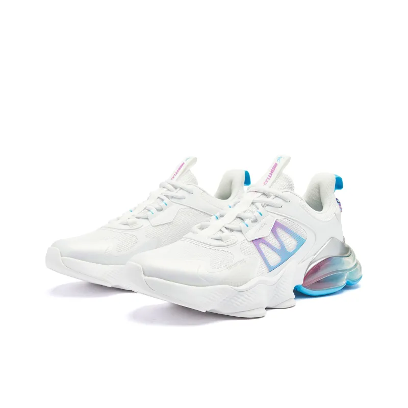 QIAODAN North Pluto 3.0 Cushioning Anti-Slip And Wear-Resistant Low-Top Running Shoes Men's Jordan White Phantom Purple-2