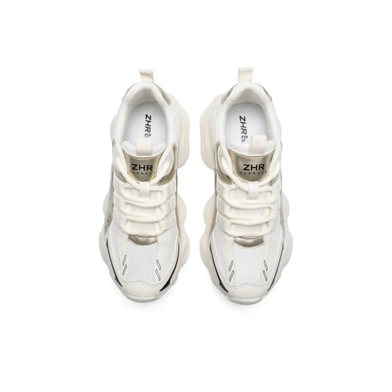 ZHR Abrasion Resistant Breathable Low Top Chunky Sneakers Women's-2