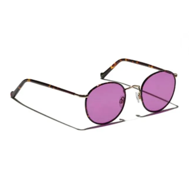 MOSCOT Subject To Official Website Round Sunglasses Men's Tortoiseshell-1