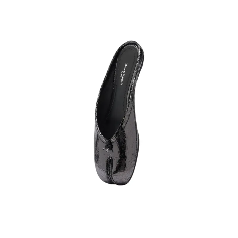 Maison Margiela Tabi Rubber Sole Slip Resistant Wrap toe Slippers Women's Black-2