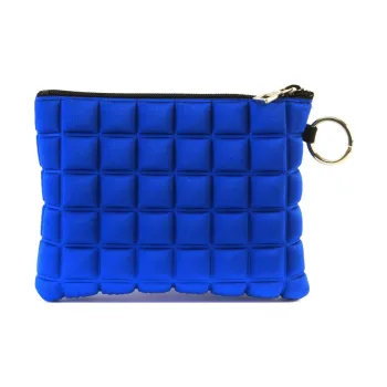 BPRIME 3D Cube Molded Fabric Wallet Women's Bright Blue