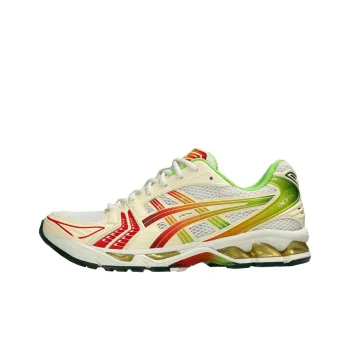 CONCEPTS x Asics Gel Kayano 14 Anti Slip Wear Resistant Low Top Casual Running Shoes Men's Yellow Green Red