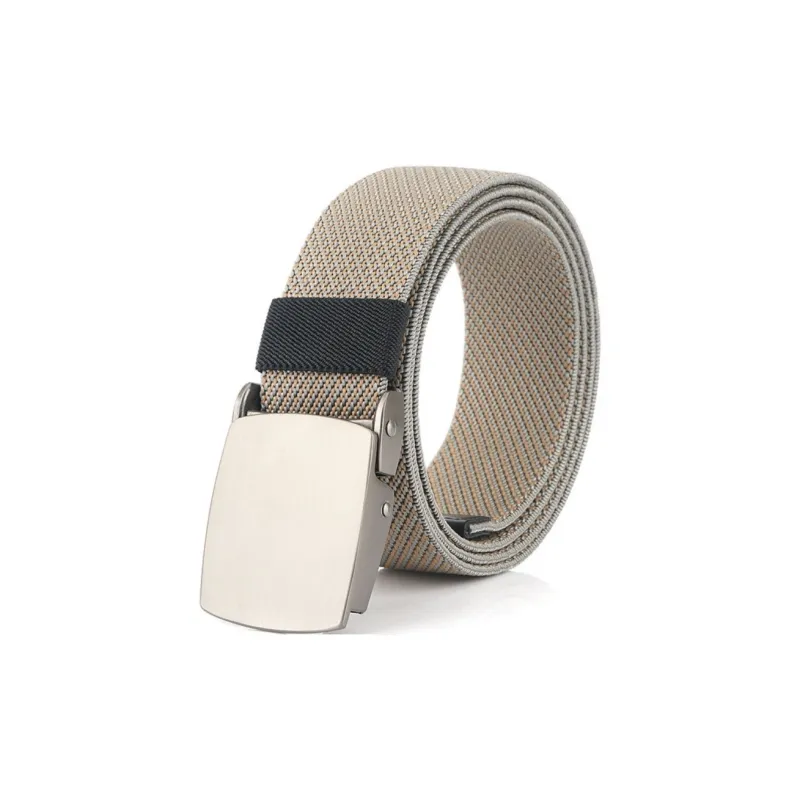 Emperor Penguin Metal Elastic Stretch Fabric Jeans Polyester Belt Men's Width 3.8cm-4
