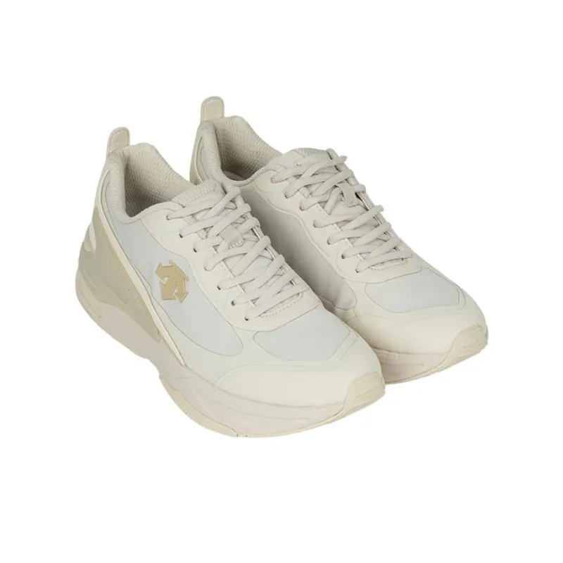 DESCENTE DELTA Anti Slip Wear Resistant Low Top Casual Running Shoes Unisex Ecru-2