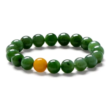 MARY WINDSOR Hetian Jade Bracelets Unisex Jasper
