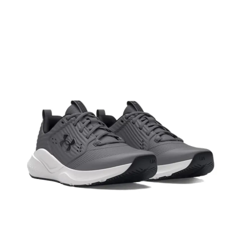 Under Armour Commit 4 Abrasion Resistant Breathable Low Top Training Shoes Unisex Gray-2