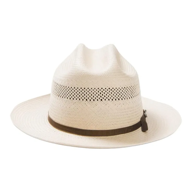 STETSON Straw Straw Sun Protection Hats Unisex Brown-2