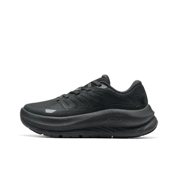XTEP Abrasion Resistant Coverage Lightweight Low Top Sprint Running Shoes Women's Coal Black/Black