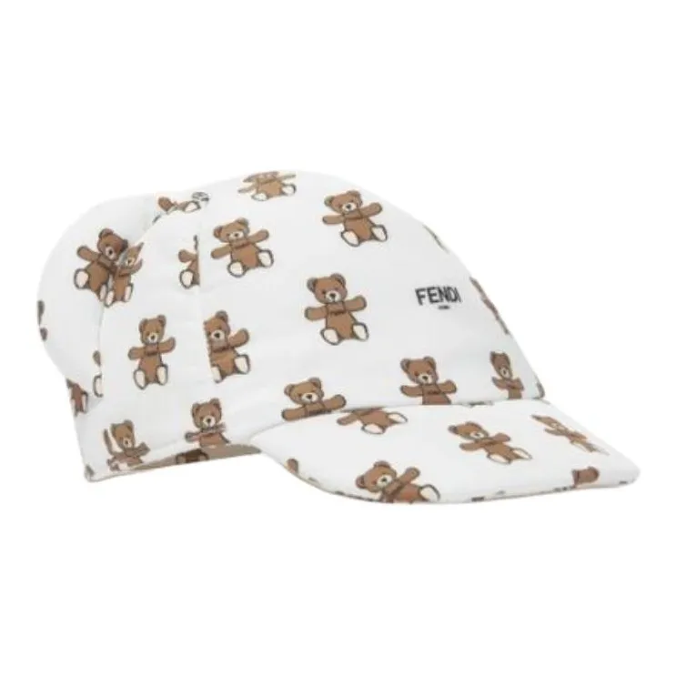 FENDI Teddy Bear Printed Cap-0