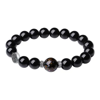 Beth Jewelry Obsidian Bracelets Men's