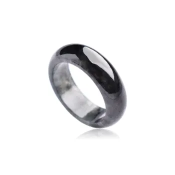 Long Fu Glutinous Jade Jadeite Rings Unisex