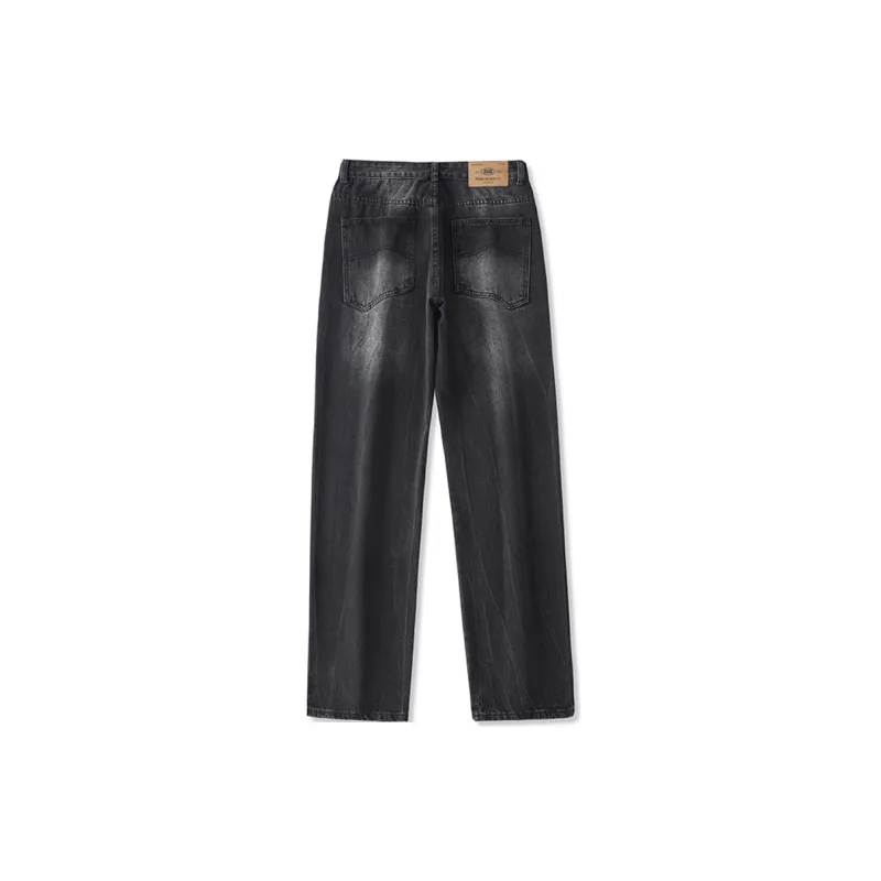 YooMore Jeans Unisex Black Gray-1