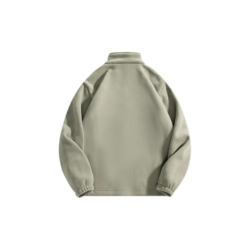 LEAVELAND Water Resistant Windproof UV Protection Warm Windbreaker Jacket Unisex Mist Green-3