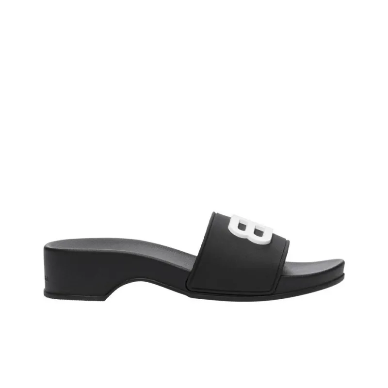Balenciaga Bb Wedge Slides Women's-1