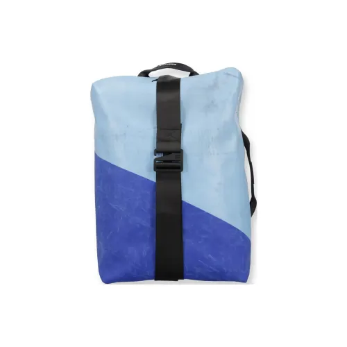 FREITAG Backpacks Dark Blue With Light Blue Accents