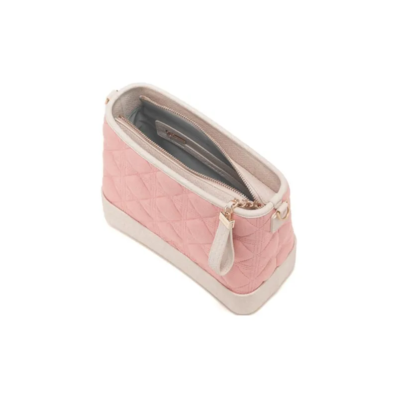 CARLYN Artificial Leather Shoulder Bag, Crossbody Bag, Handbag Women's Pink-5