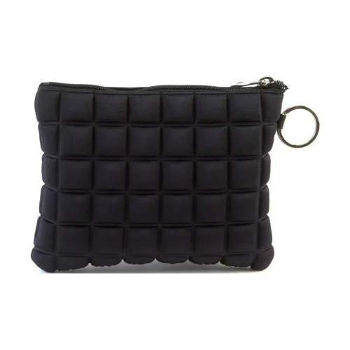 BPRIME 3D Cube Heat Formed Fabric Wallet Mini Women's Black
