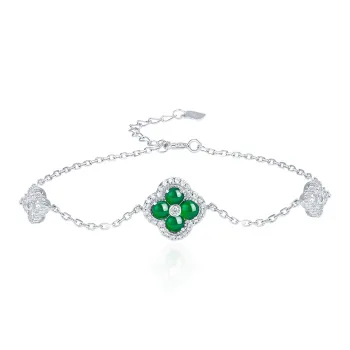 JITAIXIANG Ice Glutinous Jadeite Bracelet New Chinese Style Elegant And Refined Exclusive Luxury Advanced Feel Women's