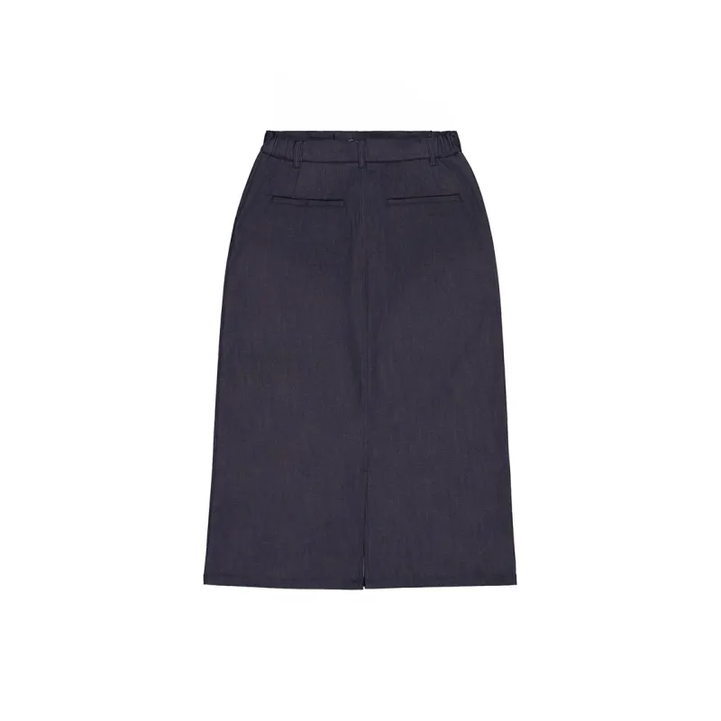 New Balance MET 24 Denim Long Skirt Women's Indigo-1