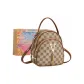Checkerboard-Khaki+Shopping Bag