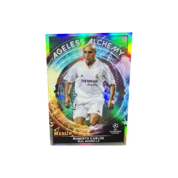 Topps MEILIN Merlin Carlos Legend Card Brazil Real Madrid Soccer Player Card Product Access Sports Cards 1 Pc