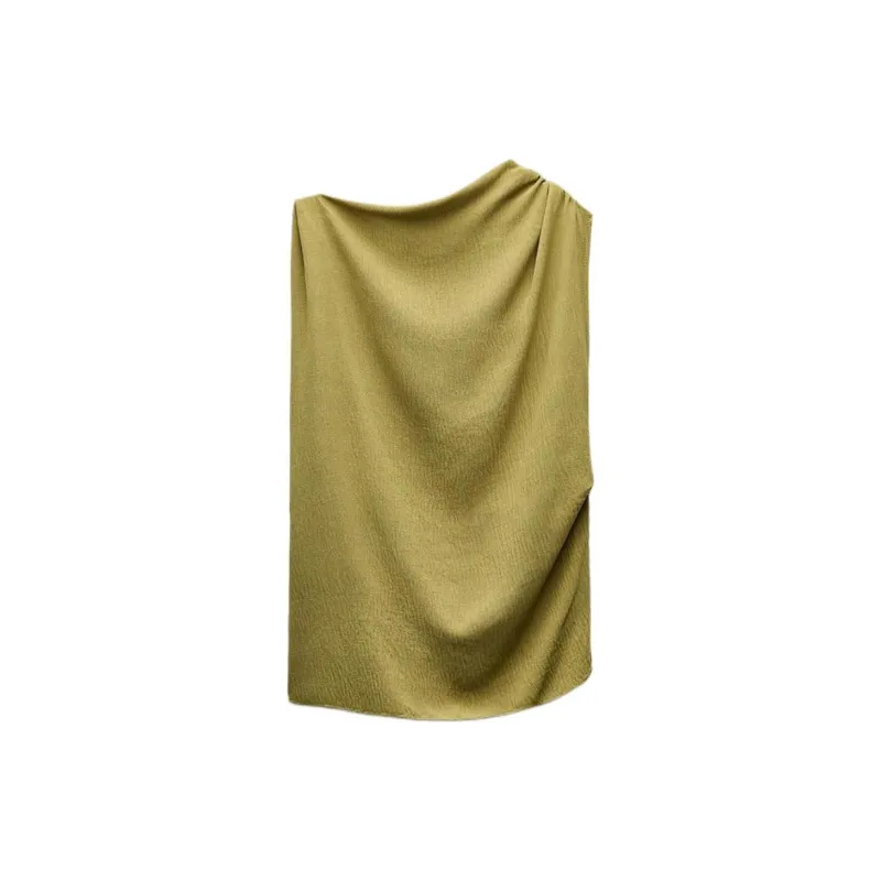 ZARA T Shirts Women's Green-1