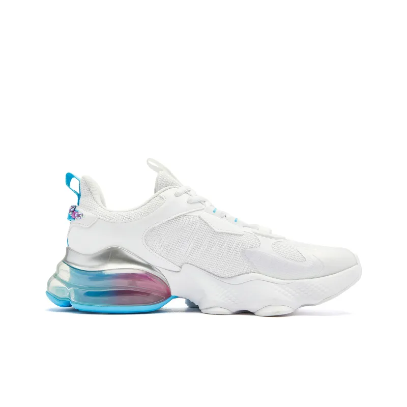 QIAODAN North Pluto 3.0 Cushioning Anti-Slip And Wear-Resistant Low-Top Running Shoes Men's Jordan White Phantom Purple-1