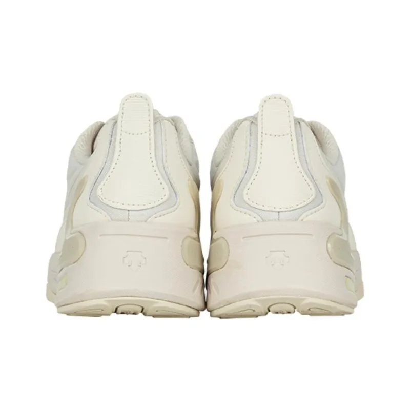 DESCENTE DELTA Anti Slip Wear Resistant Low Top Casual Running Shoes Unisex Ecru-3