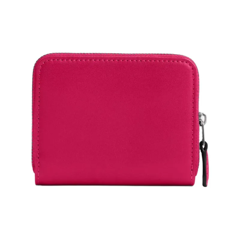 COACH Billfold Wallet Calfskin Wallet Mini Women's Dragon Fruit Red-1