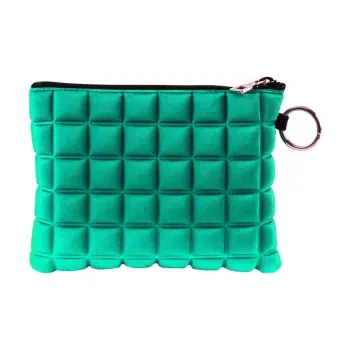 BPRIME 3D Cube Molded Fabric Wallet Women's Teal