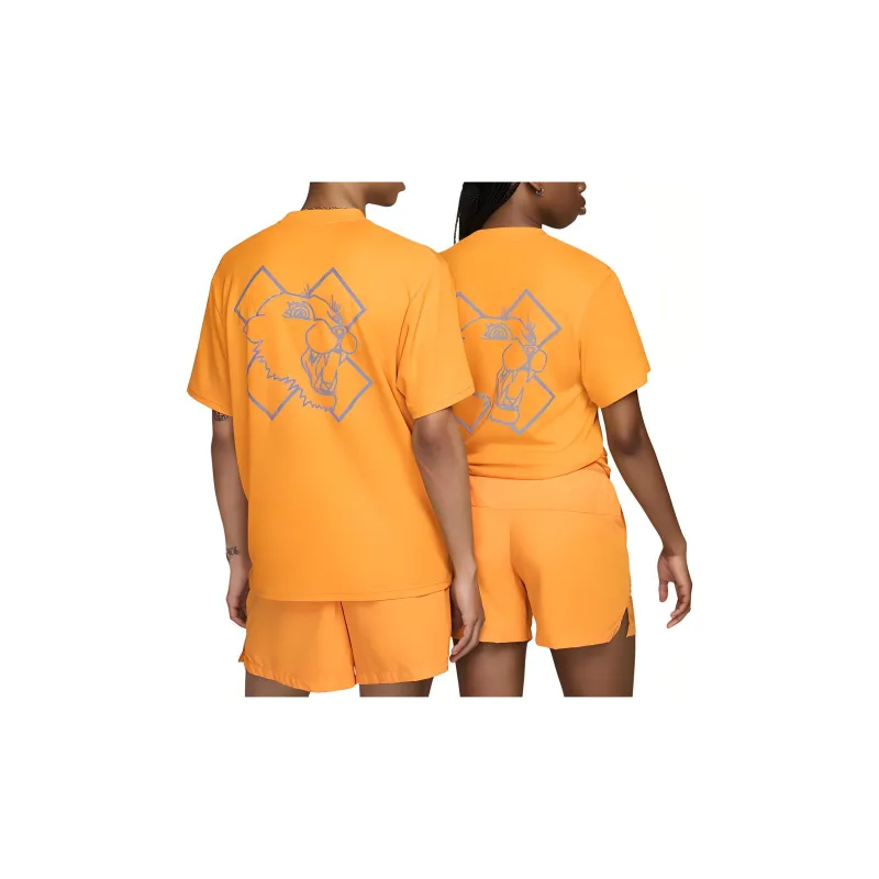Nike x PATTA Patta Co-brand T-Shirt Unisex Orange-1