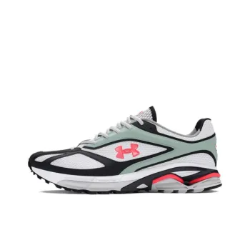 Under Armour Apparition Slip Resistant And Breathable Low Top Casual Running Shoes Unisex White Black