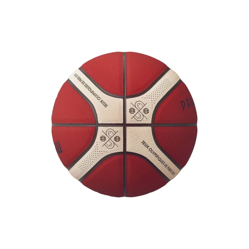 Molten Artificial Leather Basketball Brown White Size 7 Ball Training-2
