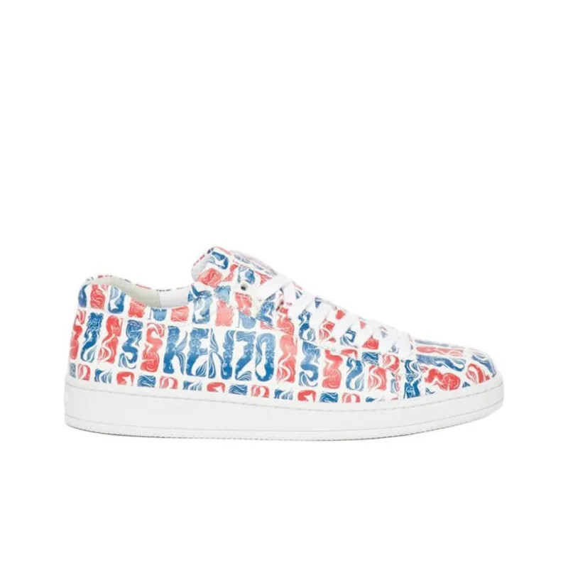 KENZO Mermaids' Tennix Trainers Stylish Skateboarding Shoes Men's Red Blue-1