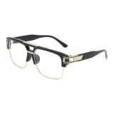 Matte Black Half Rim Metal Full Rim