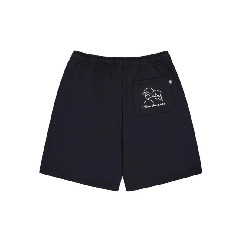 New Balance Centripetal Life Illustration Series Casual Shorts Unisex Black-1