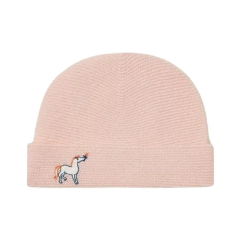 HERMES Knitted Fabric Cashmere Beanies Kids' Pink-1