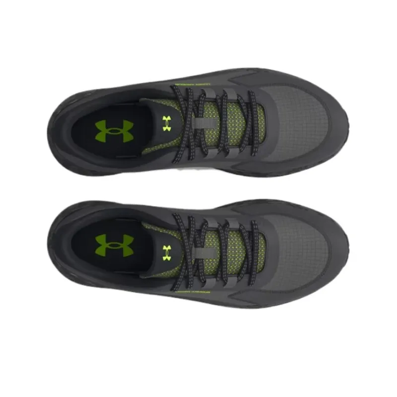 Under Armour Charged Bandit Trail 3 Wear-Resistant Low-Top Casual Running Shoes Unisex Black Yellow-3