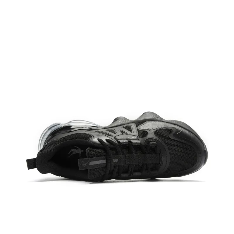 QIAODAN North Pluto 3.0 Cushioning Anti Slip And Wear Resistant Low Top Running Shoes Men's Black Iron Gray-3