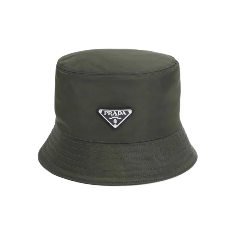 PRADA Cotton Bucket Hats Men's Khaki-0