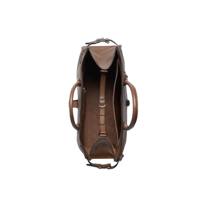 GUCCI Soft Grain Leather Tote Bag, Shopping Bag, Handbag Large Size Women's Light Brown-7