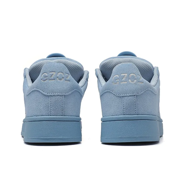 GZOZ Cushioning Wear-Resistant Low-Top Skateboard Shoes Unisex Baby Blue-4