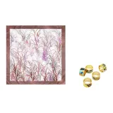 Tianya Brown+Random Silk Scarf Ring