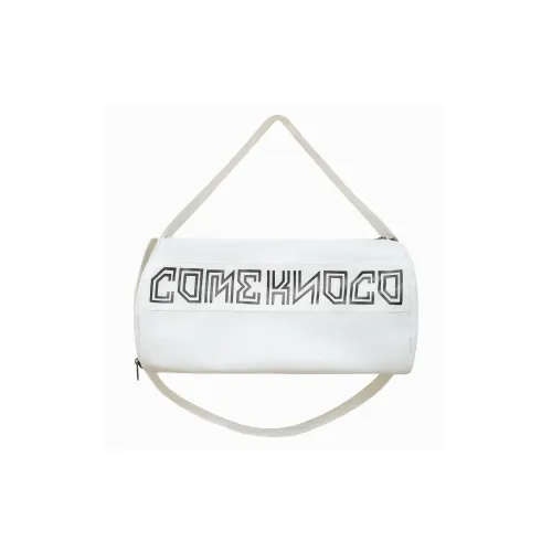 OURFUN Oxford Gym Bag Large Size Unisex White/Black/Green