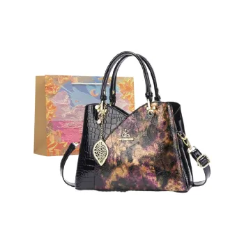 BRINCH PU Crossbody Bag Shoulder Bag Regular Women's AB Side Wealth Flower